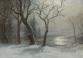 WINTER IN YOSEMITE Amerikaner Albert Bierstadt Schneelandschaft